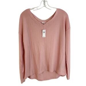 Gap Soft V Neck Sweater Womens Size Medium Pink NWT Style 724703 NEW